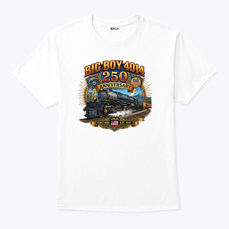 Big Boy 4014 Train USA 250th Anniversary T Shirt