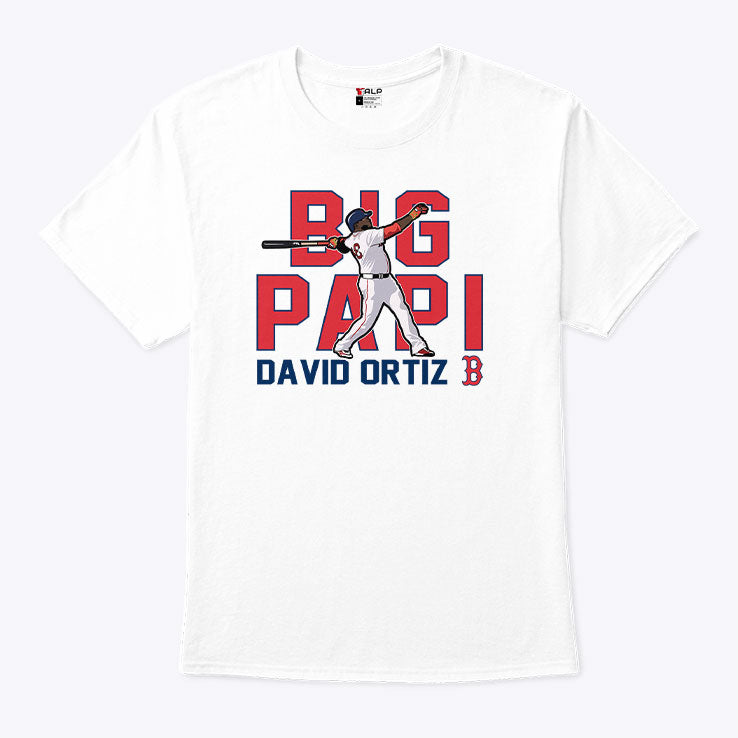 Big Papi David Ortiz Boston Red Sox Cooperstown Player T Shirt