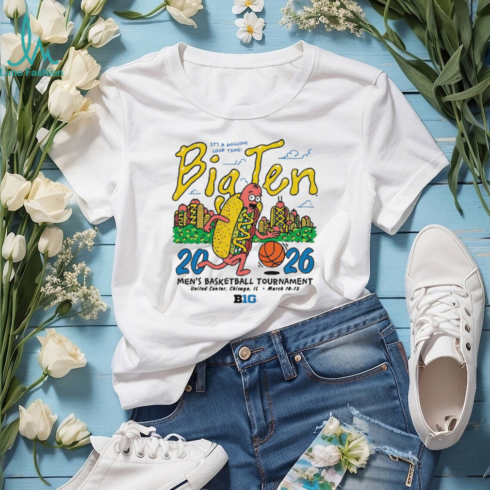 Big Ten Men’s Basketball Tournament 2026 Chicago Hot Dog T Shirt
