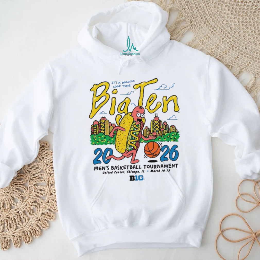 Big Ten Men’s Basketball Tournament 2026 Chicago Hot Dog T Shirt
