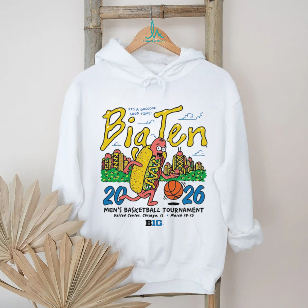 Big Ten Men’s Basketball Tournament 2026 Chicago Hot Dog T Shirt