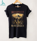 Bigfoot Respect The Locals Vintage Mountain Hiking T Shirt