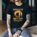Bigfoot Undefeated Hide and Seek Champion Retro Sunset Tee