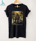Bigfoot and Alien Friends Fishing at the Lake Vintage T Shirt