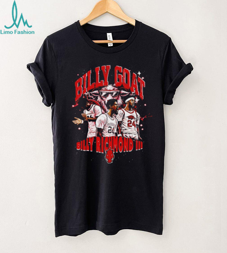 Billy Richmond III Arkansas Razorbacks Billy Goat Basketball Graphic T Shirt