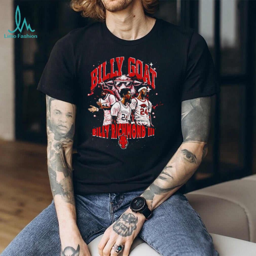 Billy Richmond III Arkansas Razorbacks Billy Goat Basketball Graphic T Shirt