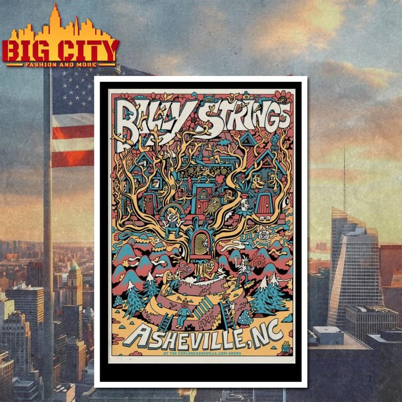 Billy Strings Asheville NC February 14 2026 Poster Shirt