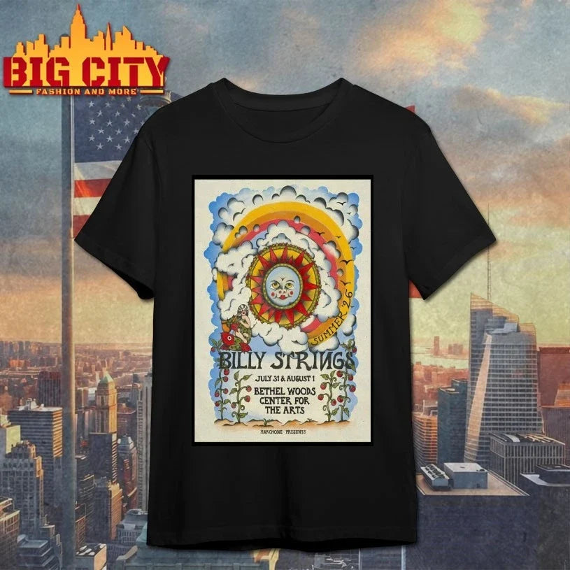 Billy Strings Jul 31-Aug 1 2026 Bethel Woods Center For The Arts in Bethel NY Poster shirt