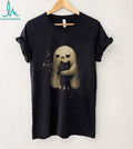 Black Cat Ghost Meh Coffee Halloween Cute Animal Shirt