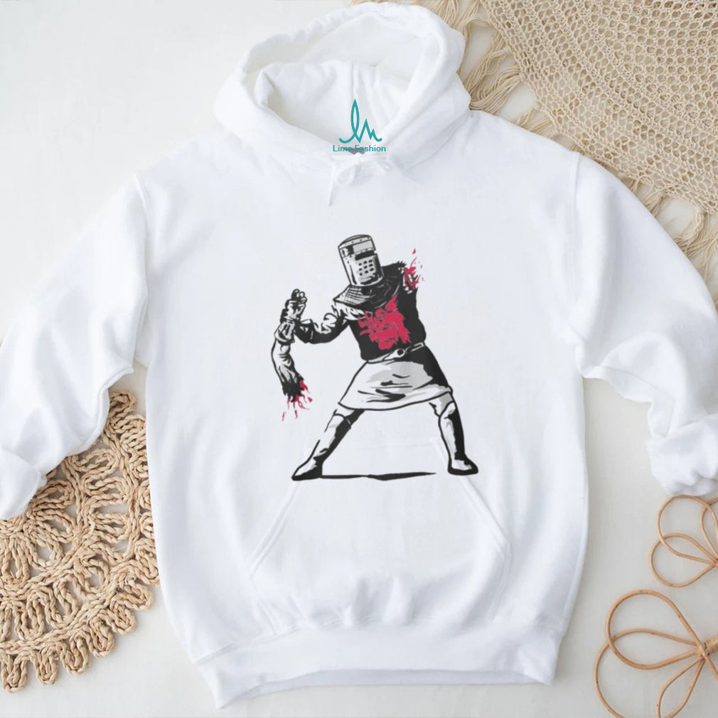 Black Knight Armless Flesh Wound Monty Python Graphic T Shirt