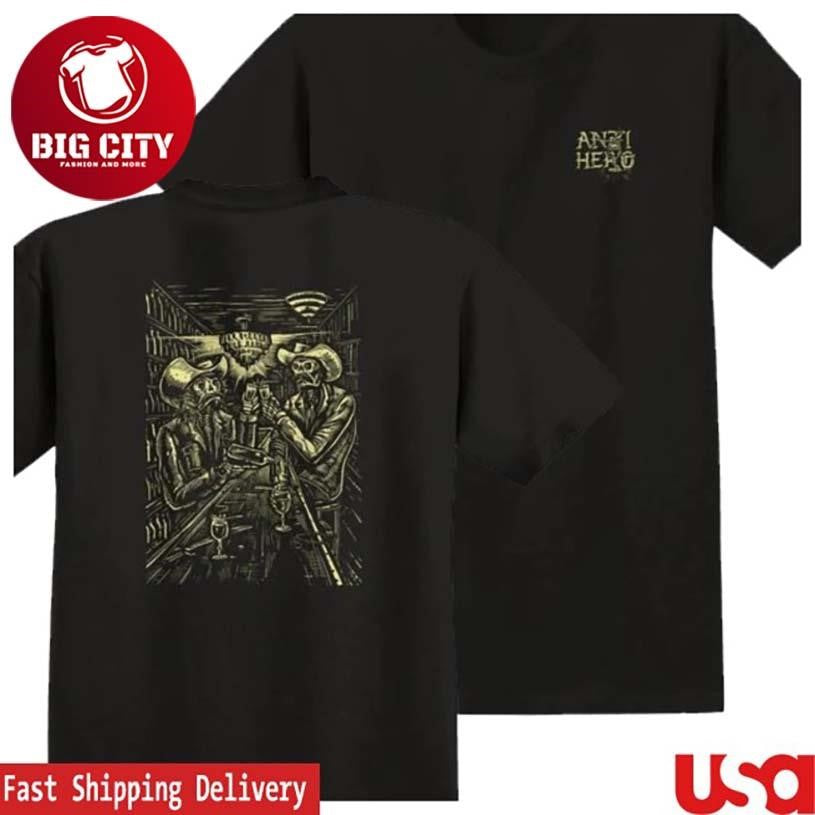 Black Sheep Skate Anti Hero Skateboards Absentes Two Sided Shirt