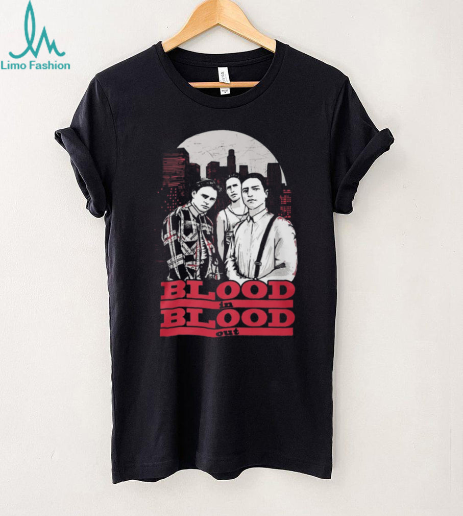 Blood In Blood Out Bound By Honor Trio Skyline Graphic T Shirt