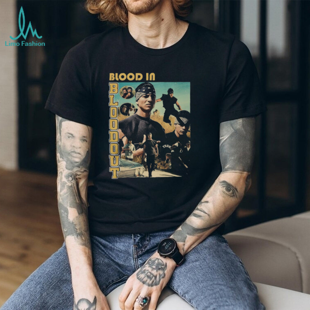 Blood In Blood Out Movie Scenes Retro Vintage Style T Shirt