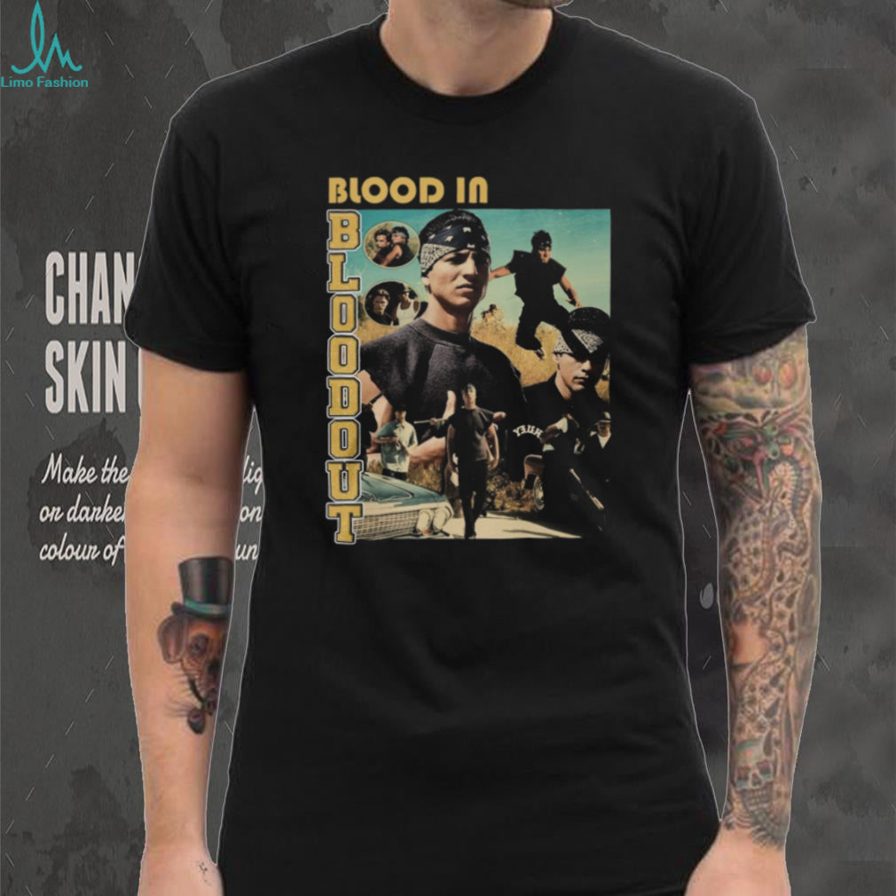 Blood In Blood Out Movie Scenes Retro Vintage Style T Shirt