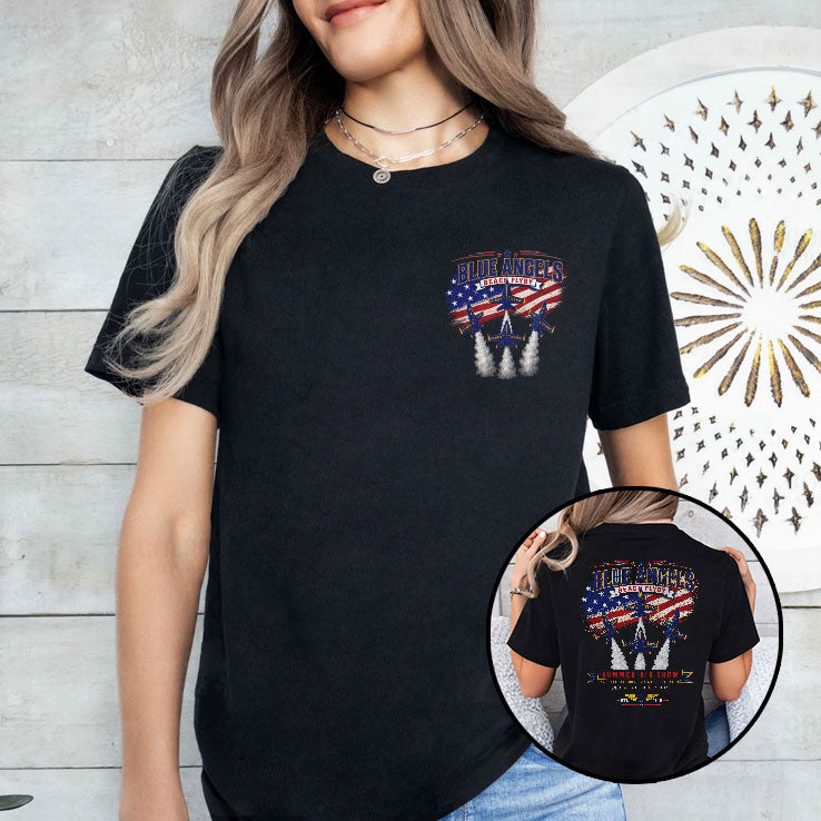 Blue Angels Beach Flyby Summer Air Show T Shirt