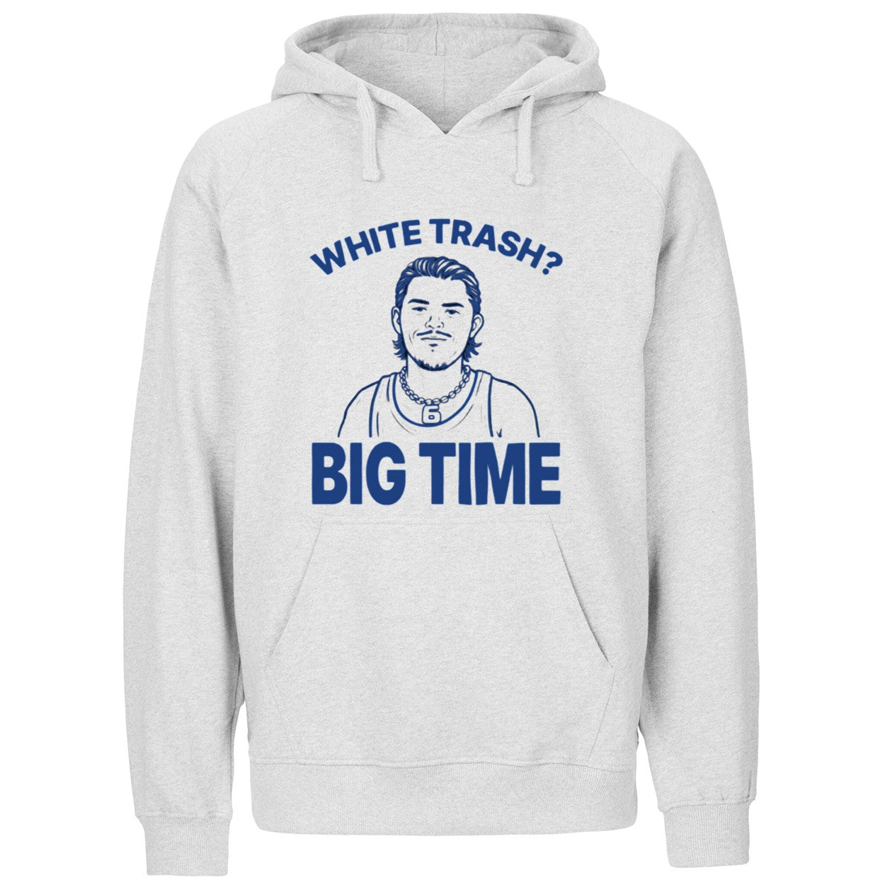 Bo Byram Wear White Trash Big Time With Bensons Face Shirt