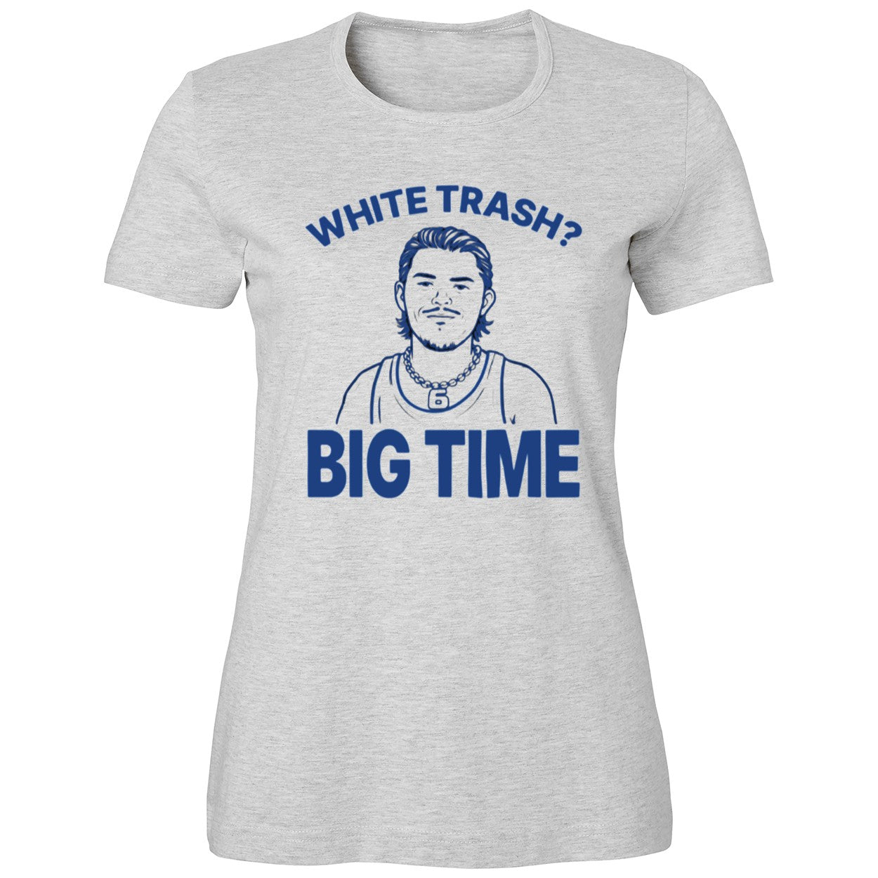 Bo Byram Wear White Trash Big Time With Bensons Face Shirt
