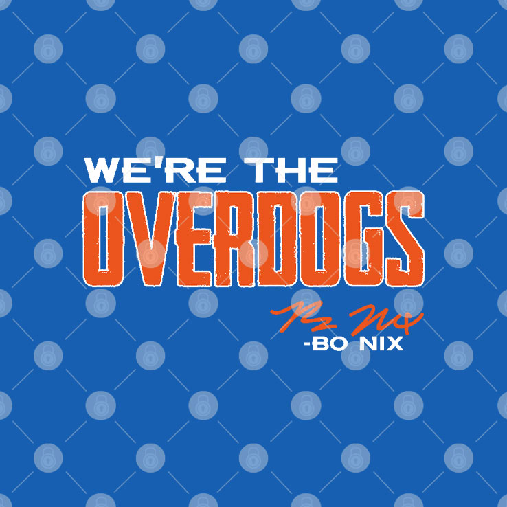 Bo Nix We Are The Overdogs T Shirt