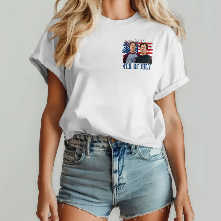 Boats Hoes And Freedom Funny Step Brothers 4th of July T Shirt