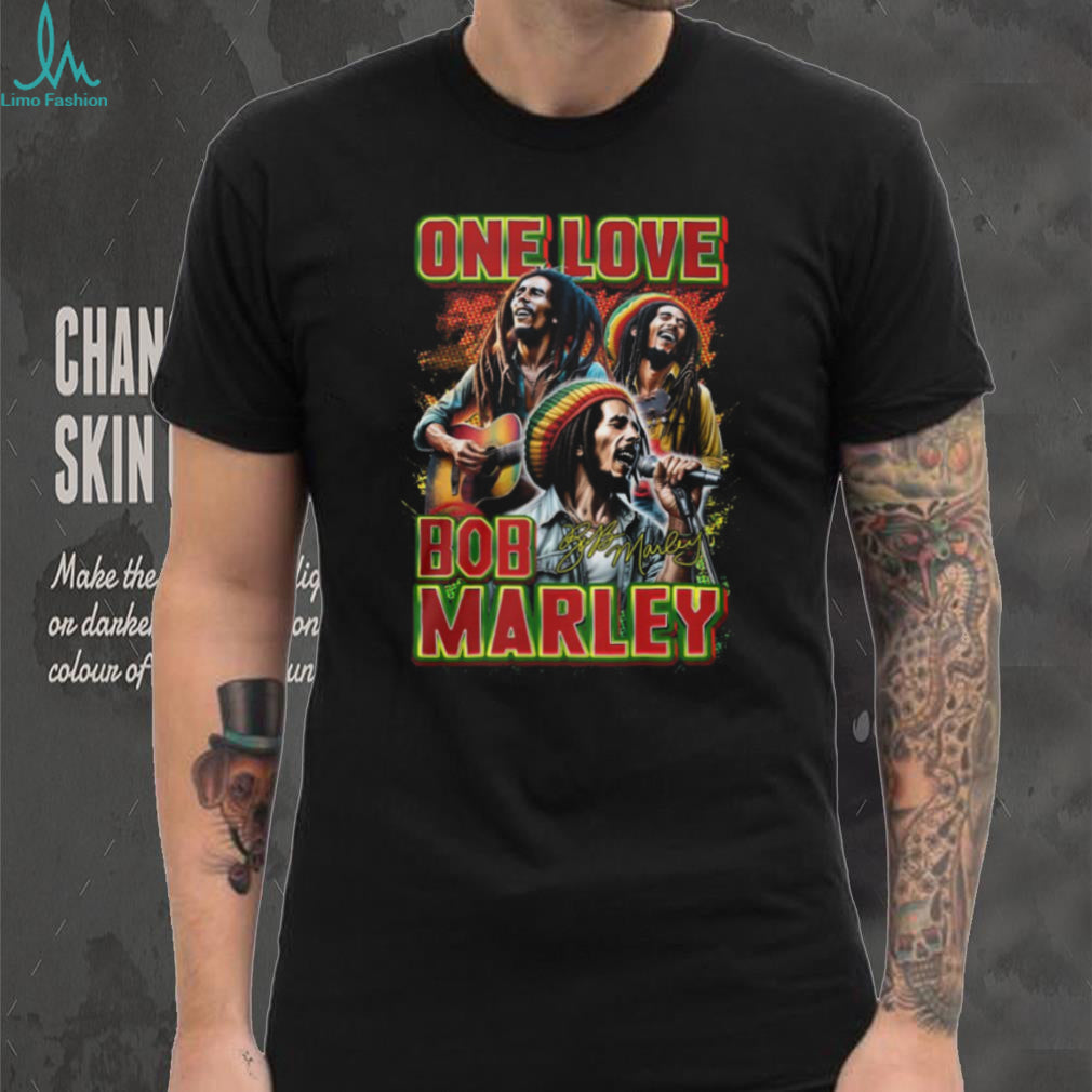 Bob Marley One Love Reggae Legend Vintage Graphic T Shirt