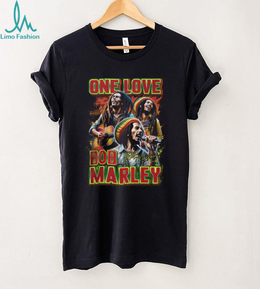 Bob Marley One Love Reggae Legend Vintage Graphic T Shirt