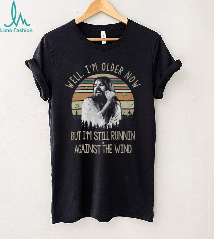 Bob Seger Vintage Sunset Running Against The Wind Lyric T Shirt