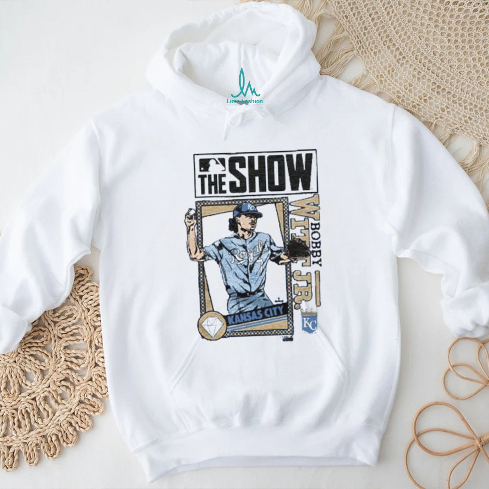 Bobby Witt Jr. Kansas City Royals “The Show” Baseball Trading Card T Shirt