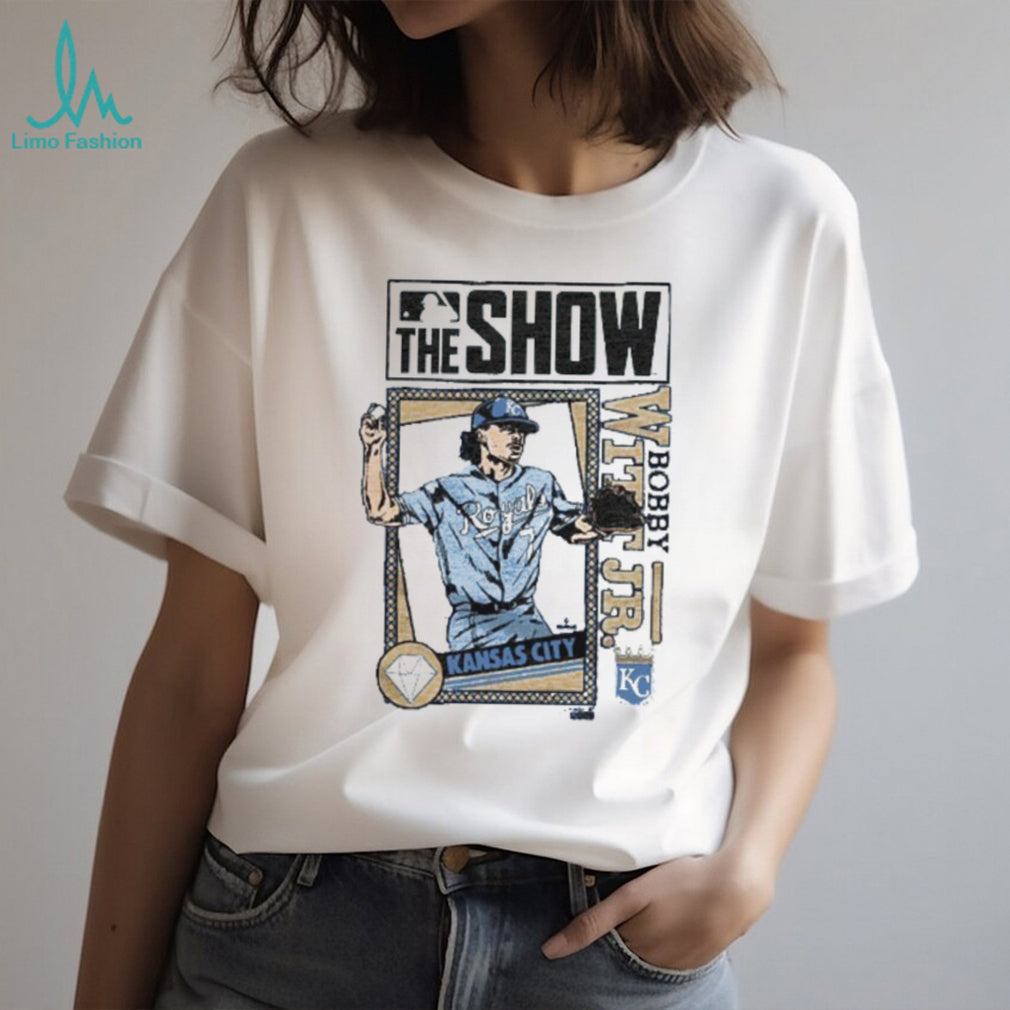 Bobby Witt Jr. Kansas City Royals “The Show” Baseball Trading Card T Shirt
