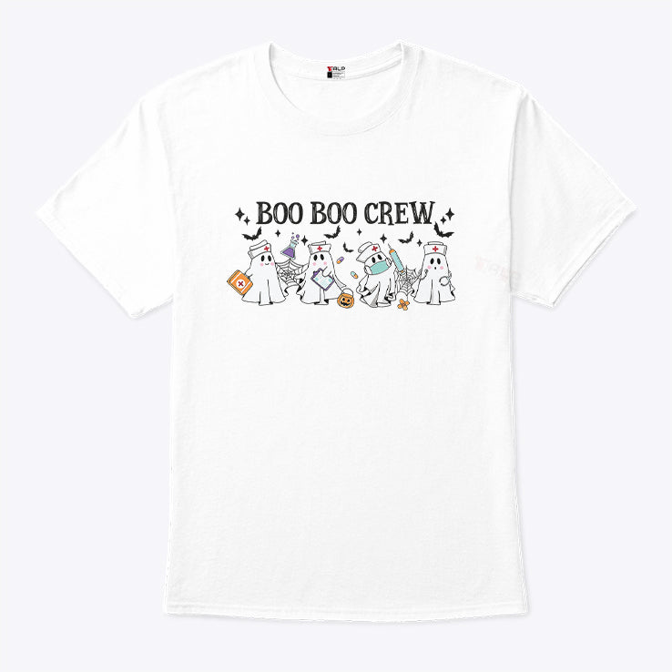 Boo Boo Crew Nurse Ghost T Shirt