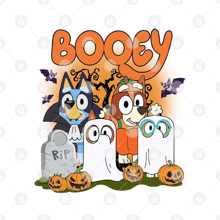 Booey Bluey Halloween T Shirt