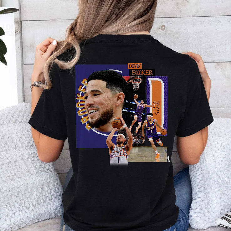 Book Marked Devin Booker Phoenix Suns All-time Leading Scorer Shirt