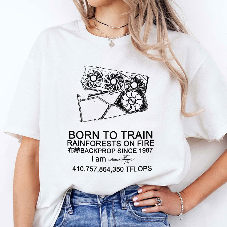 Born To Train Rainforests On Fire Backprop Since 1987 Shirt