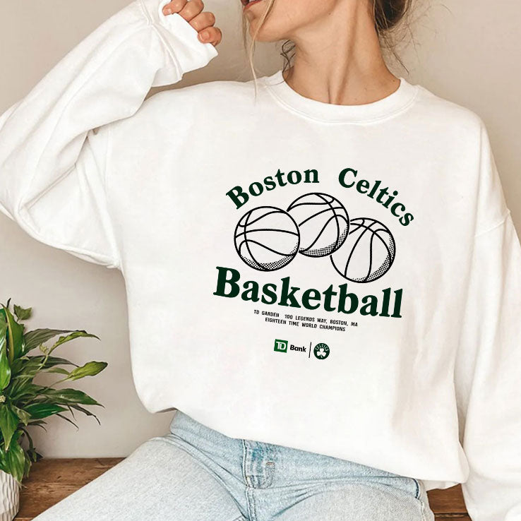 Boston Celtics Basketball Eighteen Time World Champions T Shirt