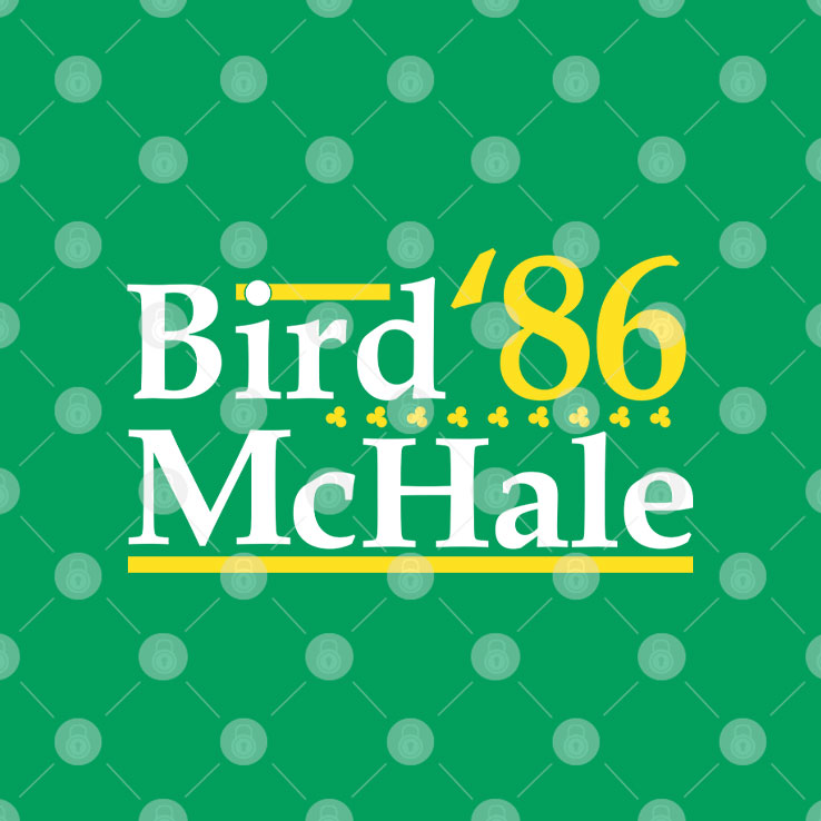 Boston Celtics Bird McHale ’86 T Shirt