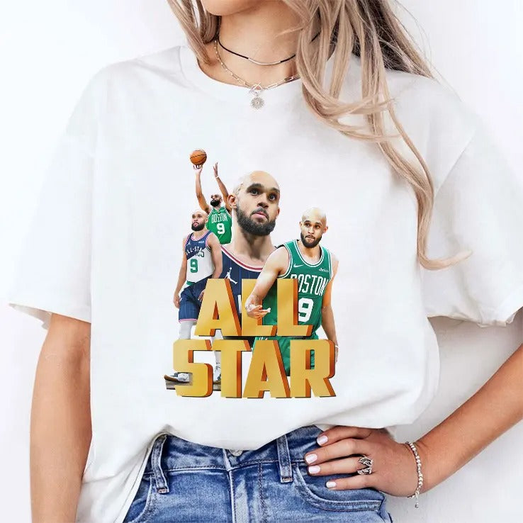 Boston Celtics Derrick White All-Star T Shirt