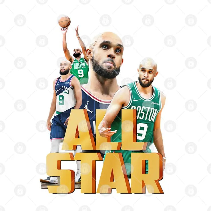 Boston Celtics Derrick White All-Star T Shirt