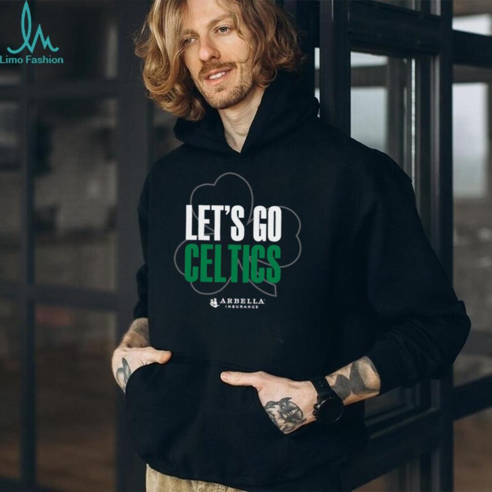 Boston Celtics Let’s Go Celtics Shamrock NBA Fan T Shirt