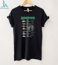 Boston Celtics NBA Basketball Players White Brown Tatum Signatures Vertical Team Name T Shirt