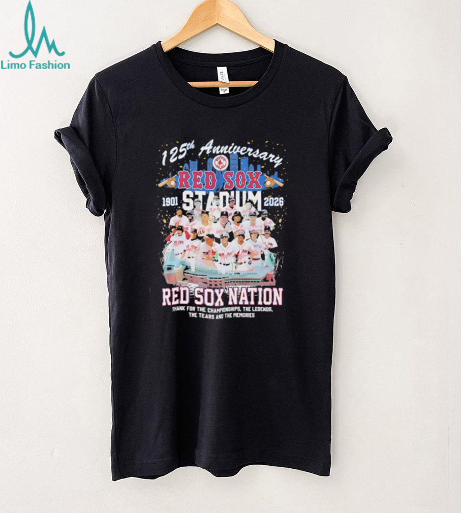 Boston Red Sox 125th Anniversary 1901 2026 Red Sox Nation T Shirt