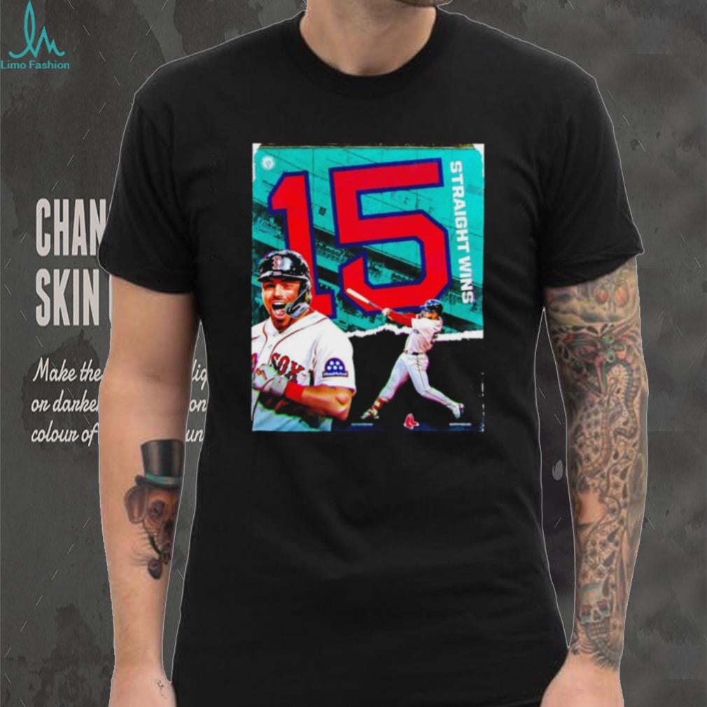 Boston Red Sox 15 Straight Wins Collage shirt