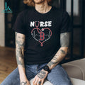 Boston Red Sox Nurse Work of Heart Stethoscope Fan T Shirt