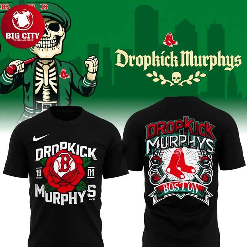 Boston Red Sox x Dropkick Murphys Two Sided Shirt