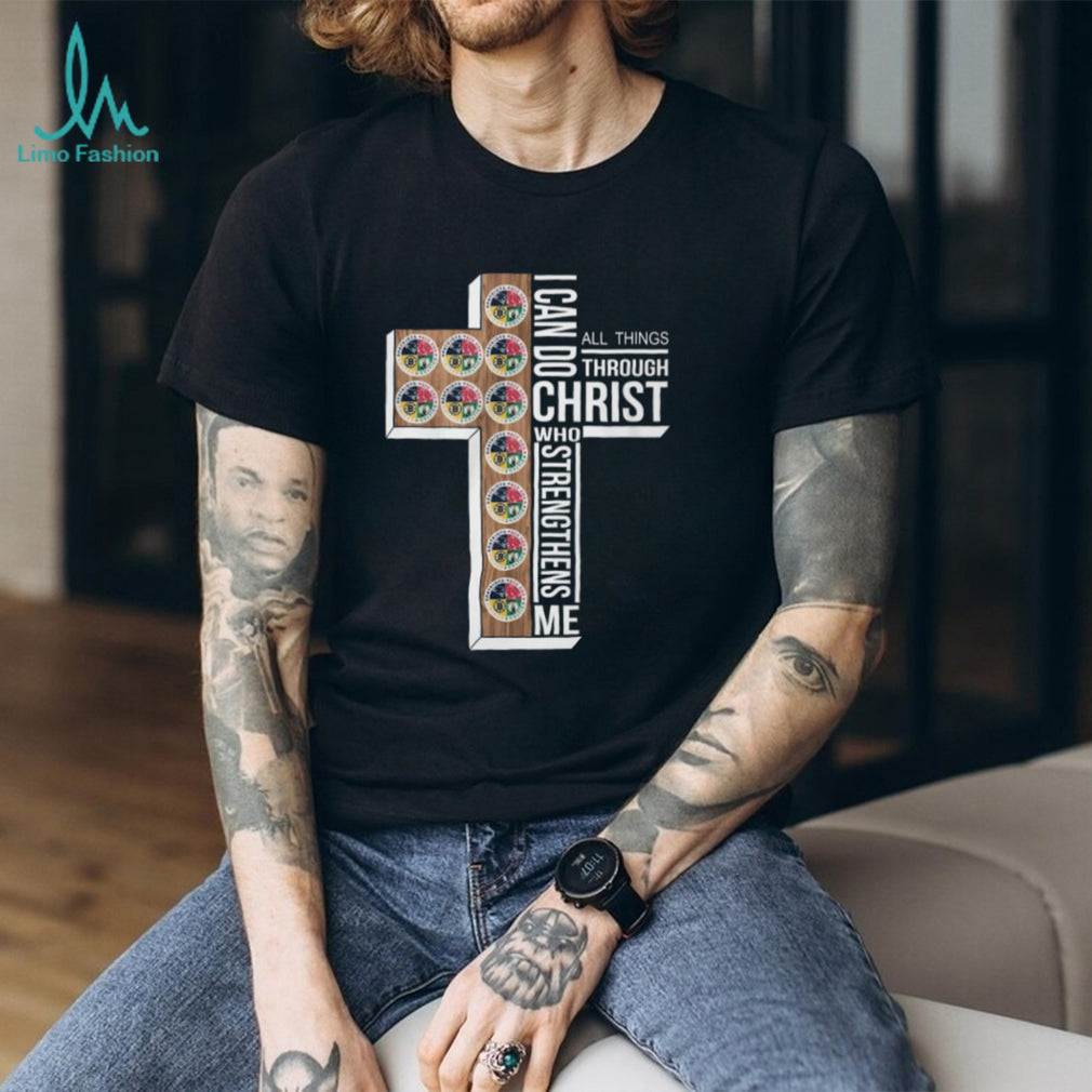 Boston Sports Teams Cross T Shirt Philippians 413 I Can Do All Things Through Christ