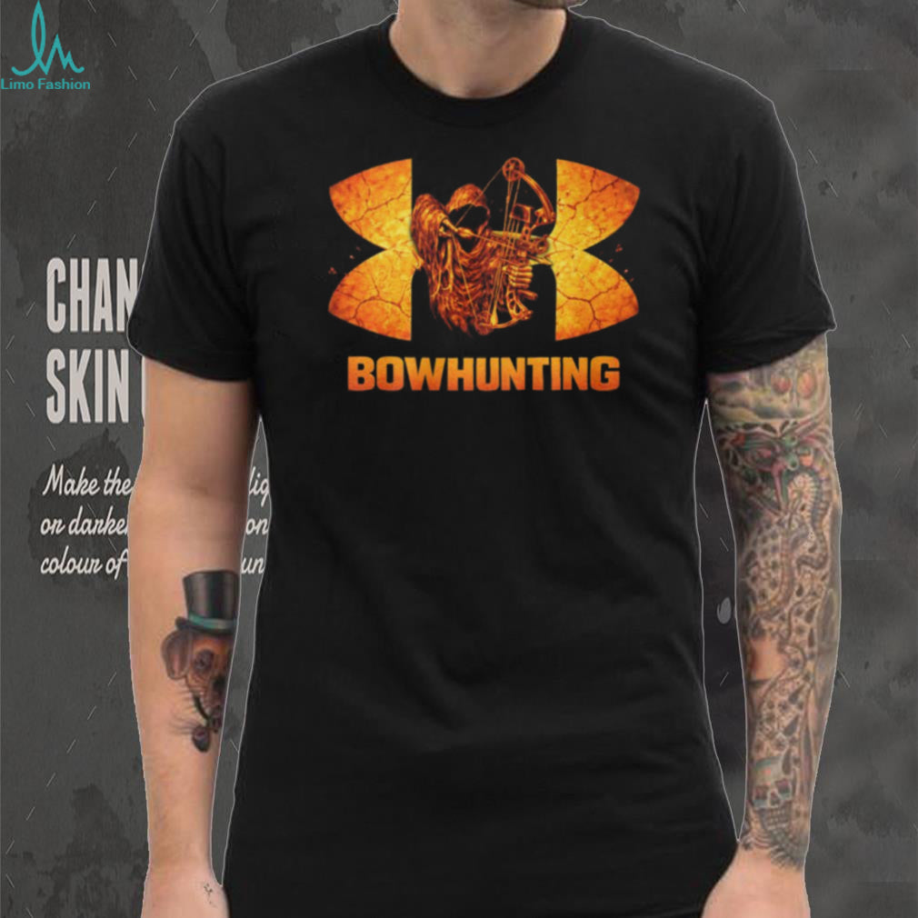 Bowhunting Grim Reaper Archer Graphic Logo T Shirt