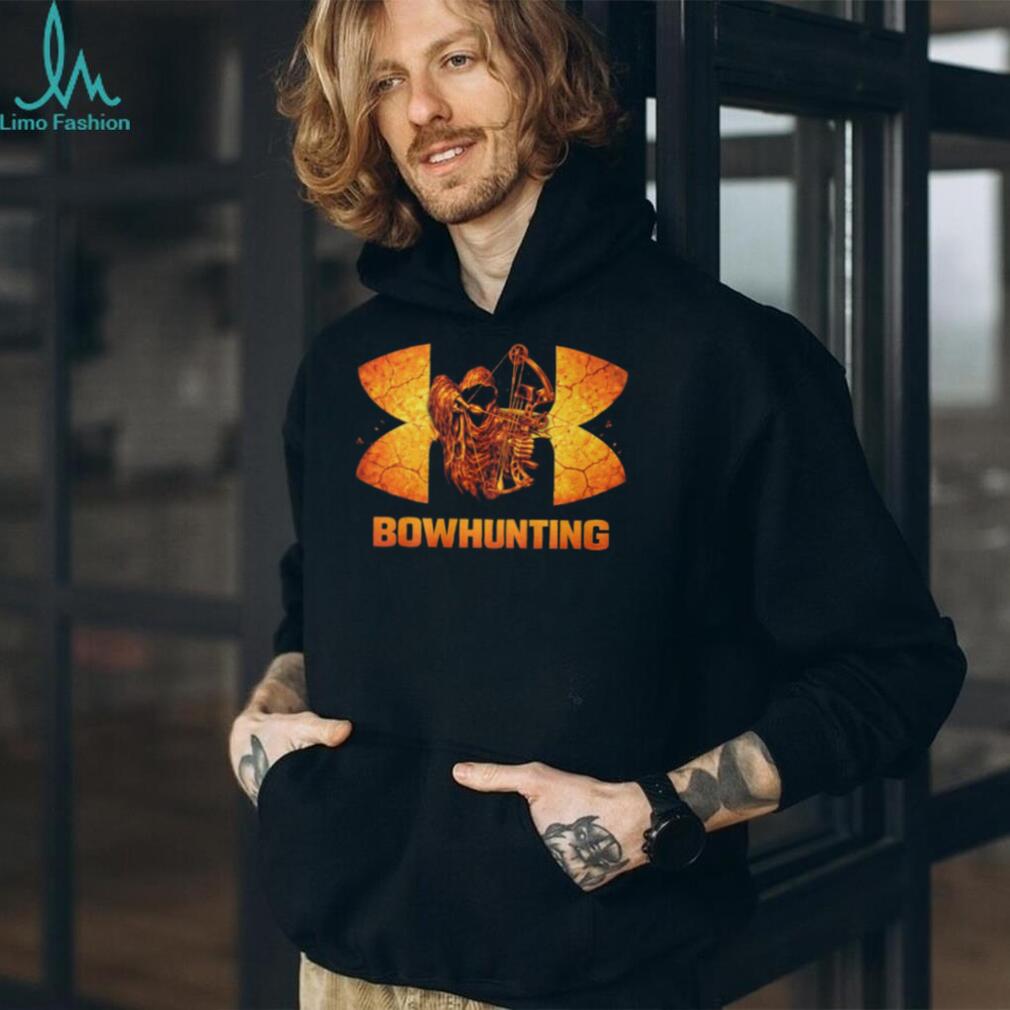 Bowhunting Grim Reaper Archer Graphic Logo T Shirt