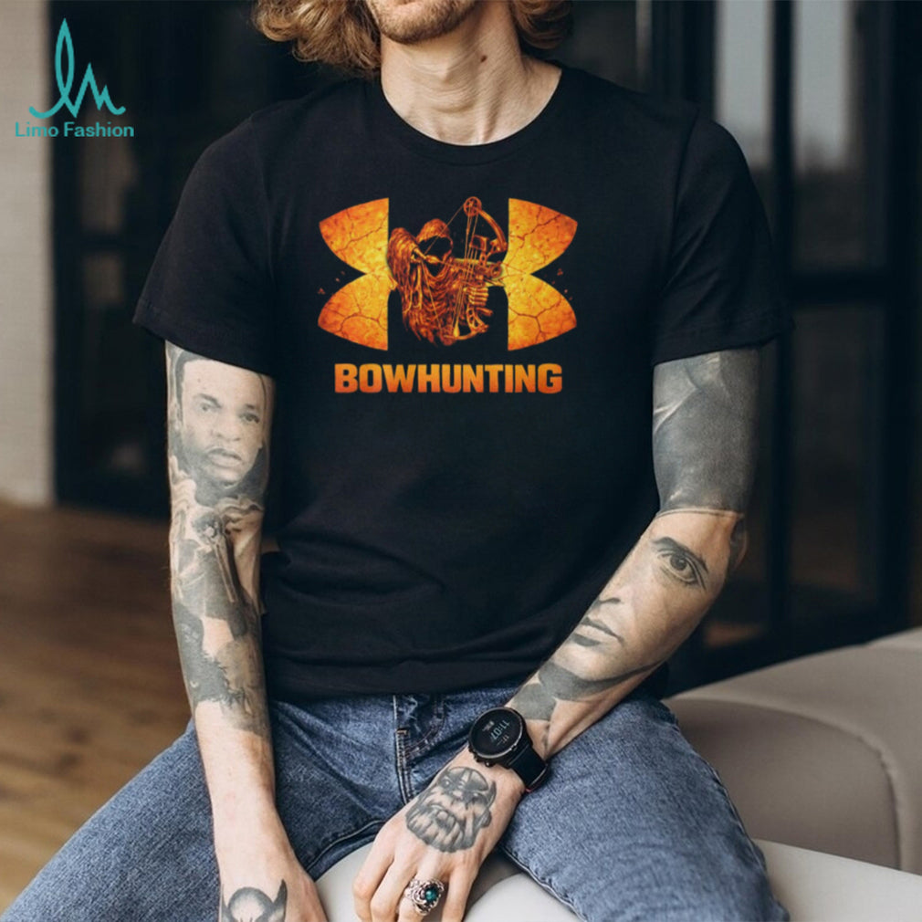 Bowhunting Grim Reaper Archer Graphic Logo T Shirt