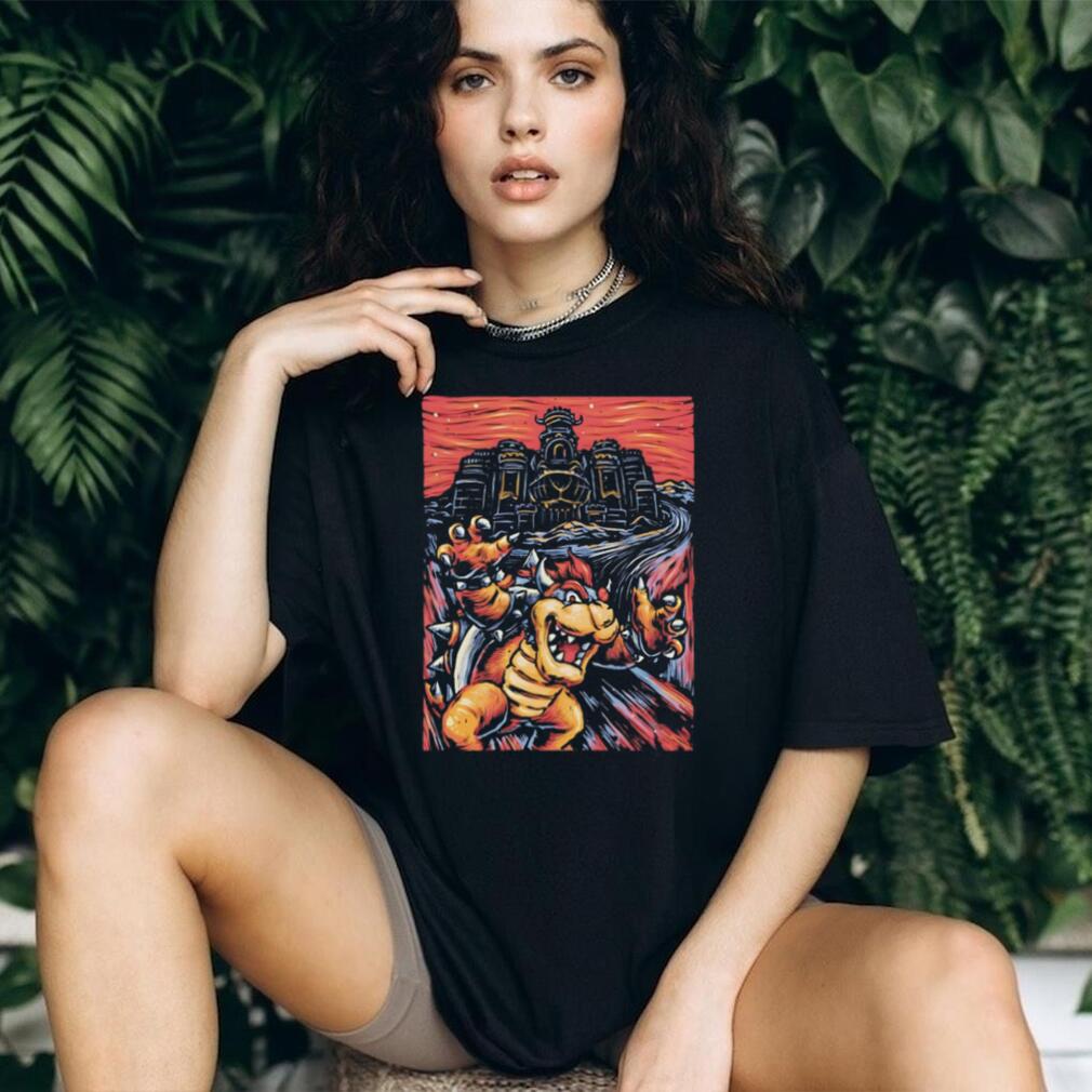 Bowser Castle Video Game Graphic T Shirt