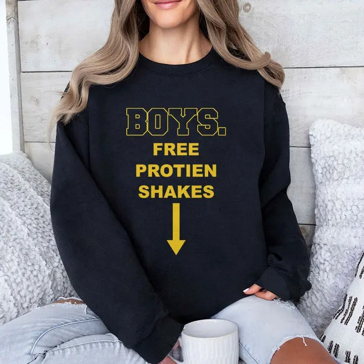 Boys Free Protien Shakes T Shirt
