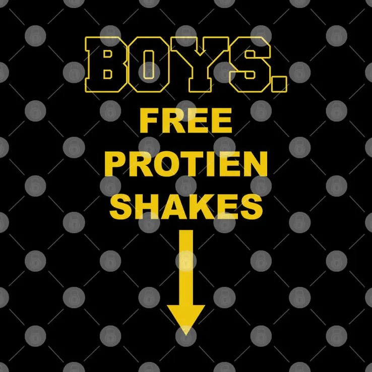 Boys Free Protien Shakes T Shirt