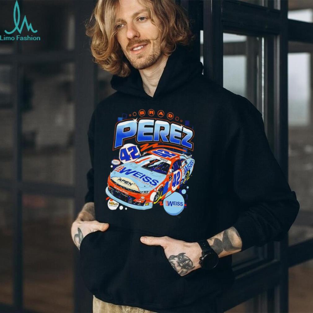 Brad Perez NASCAR Number 42 Weiss Sand and Clay Racing Fan Men Women T Shirt
